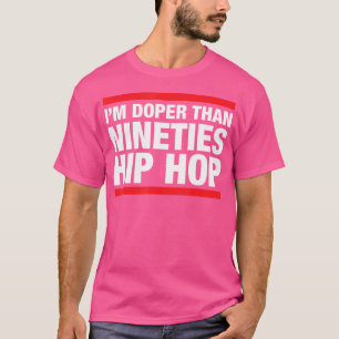 T-shirt Ancienne École Des Années 90 Hip hop T Chemise Vêt
