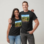 T-SHIRT ANCIENNE FERME ET OLIVIERS DANS LE PAYSAGE TOSCANE (Unisexe)