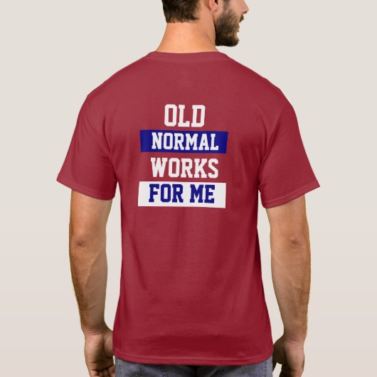 T-shirt Ancienne normalité - Trump "Drain the Swamp" T-shi (Dos)