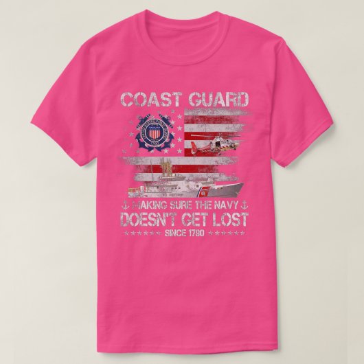 T-shirt Anciens combattants de la Garde côtière USCG Ameri (Design devant)