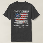 T-shirt Anciens combattants de la Garde côtière USCG Ameri (Design devant)