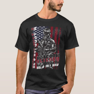 T-shirt Anciens Combattants Jour drapeau américain ne pas 