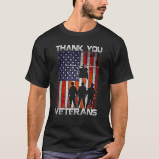 T-shirt Anciens combattants Jour Merci Fiers des anciens c