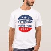 T-shirt Anciens Combattants Pour Harris 2024 Pour La Campa (Devant)