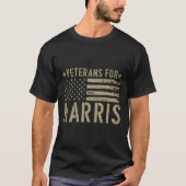 T-shirt Anciens Combattants Pour Harris 2024 Vets Militair (Devant)