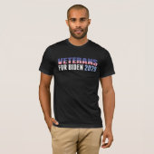 T-shirt Anciens combattants pour Joe Biden 2020 (Devant entier)