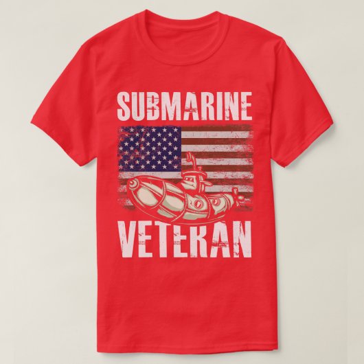 T-shirt Anciens combattants sous-marins (Design devant)