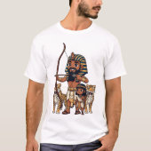 T-shirt Ancient Egyptian Hunt with Leopards (Devant)