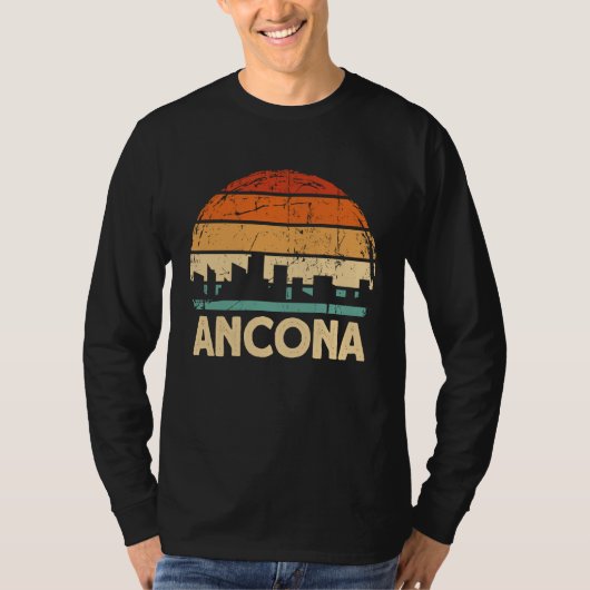 T-shirt Ancona Skyline (Devant)