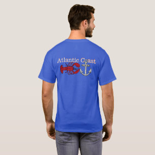 T-shirt Ancrage de homard de la côte atlantique Chemise du