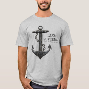 T-shirt Ancrage de pirate nautique en détresse du lac SUPE