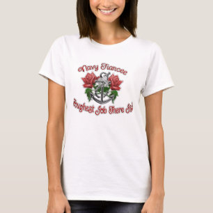 T-shirt Ancrage du rose de la Marine