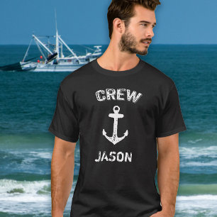 T-shirt Ancre de bateau d'équipage