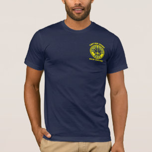 T-shirt Ancre de la marine bleue bateau capitaine nautique