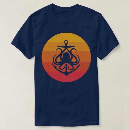 T-shirt Ancre de pieuvre (Design devant)