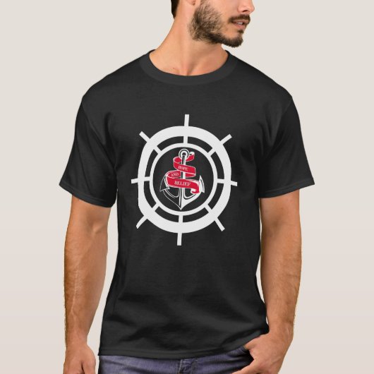 T-shirt Ancre et volant (Devant)