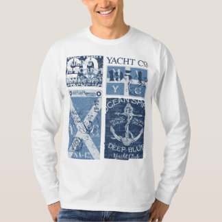 T-shirt Ancre maritime - Yacht Club Voile nautique