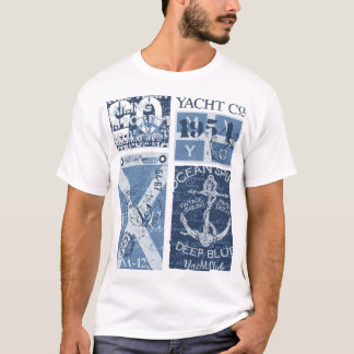 T-shirt Ancre maritime - Yacht Club Voile nautique