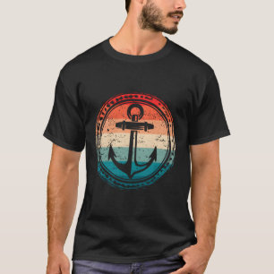 T-shirt Ancre nautique vintage