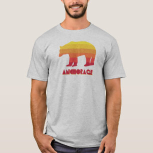 T-shirt Ancre Ours arc-en-ciel de l'Alaska