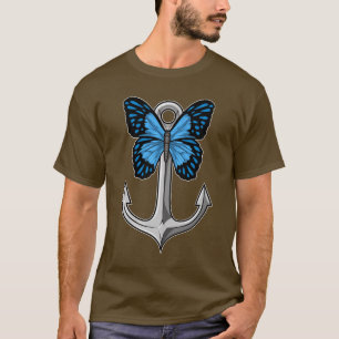 T-shirt Ancre papillon