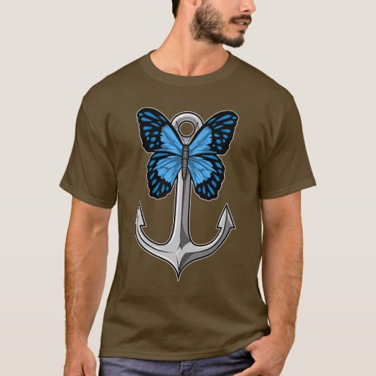 T-shirt Ancre papillon (Devant)