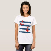 T-shirt ancres loin (Devant entier)