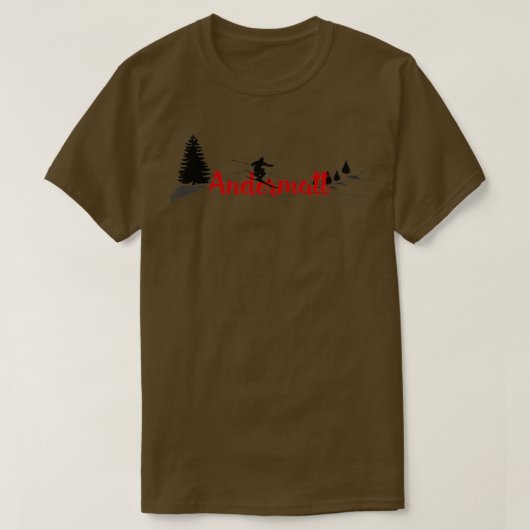 T-shirt Andermatt Long Ski (Design devant)