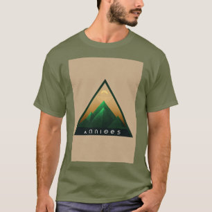 T-shirt "Andes Mons Mountain Trio : Lo minimaliste géométr