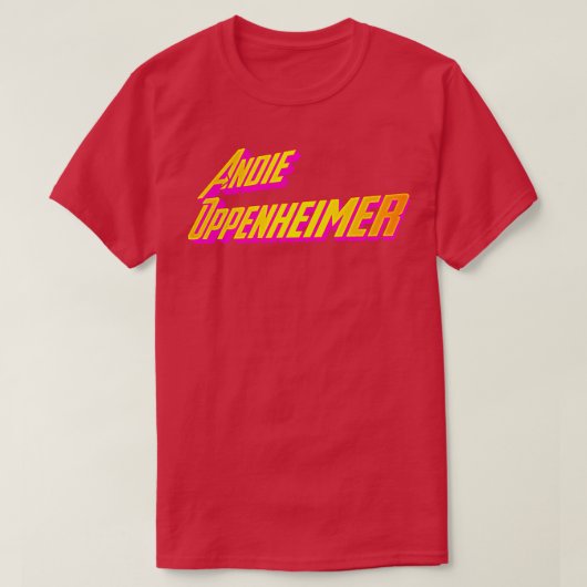 T-shirt Andie Oppenheimer (Design devant)