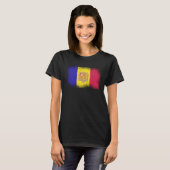 T-shirt Andorran Flag Andorra  1 (Devant entier)