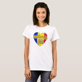 T-shirt andorrane fille (Devant entier)