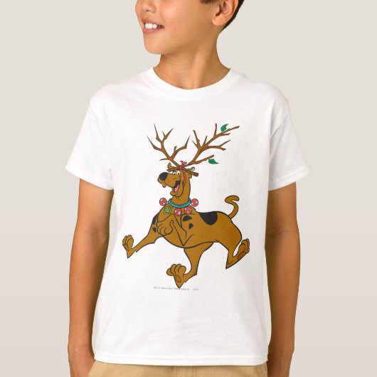 T-shirt Andouillers de vacances de Noël de Scooby-Doo (Devant)