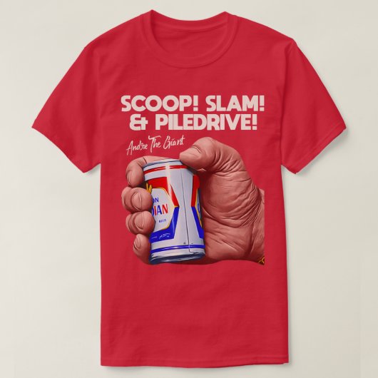 T-shirt André la bière géante (Design devant)
