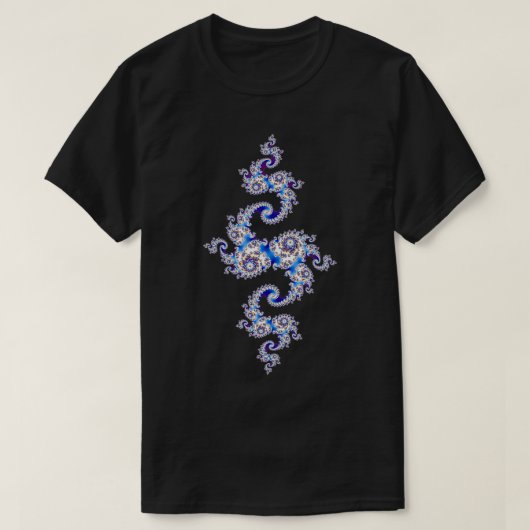 T-shirt Andreas Steinweg Julia Fractal (Design devant)