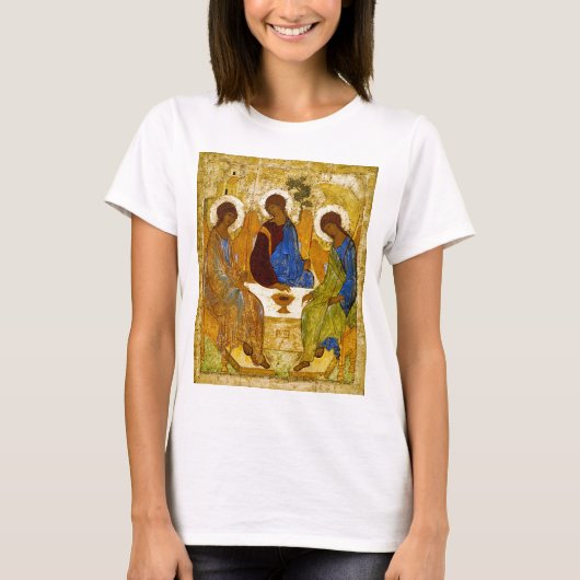 T-shirt Andrei Rublev, icon of the Trinity (Devant)