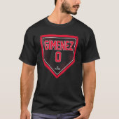 T-shirt Andres Gimenez Accueil Plaque Gameday Andres Gimen (Devant)