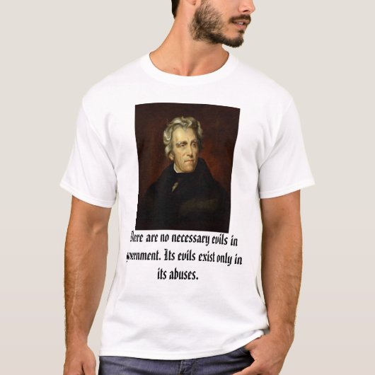 T-shirt Andrew Jackson a attribué à Thomas salissent, (Devant)