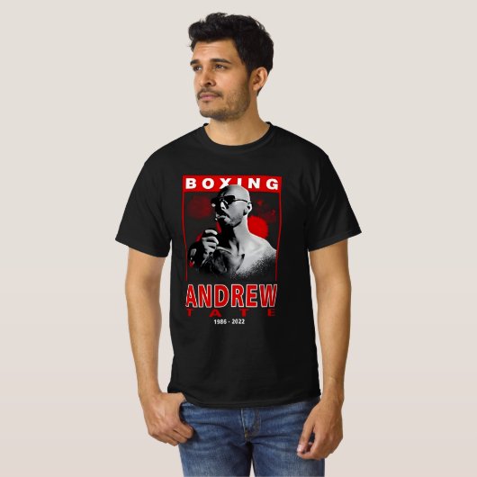 T-shirt Andrew Tate en boîte (Devant entier)