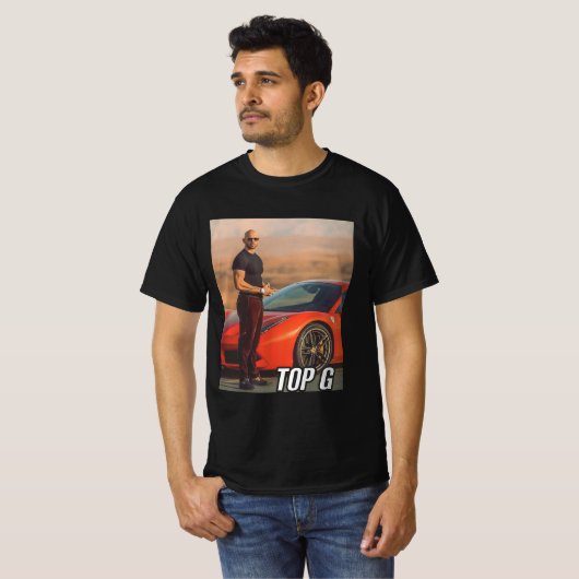T-shirt Andrew Tate "Top G" (Devant entier)