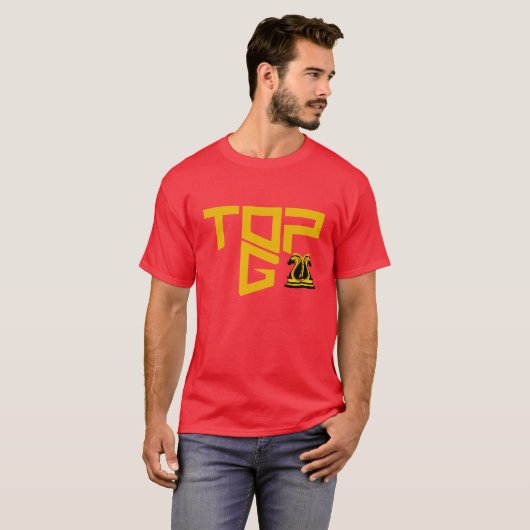 T-shirt Andrew Teams Tate Logo Chevalier Échecs TOP G Cobr (Devant entier)
