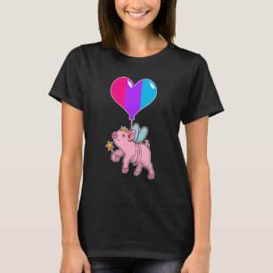 T-shirt Androgyne Pig Fairy Genre non binaire