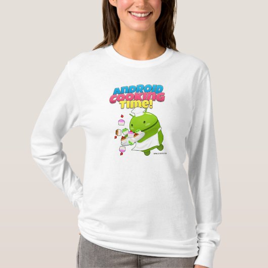 T-shirt Android Cooking Time Shrit (Devant)