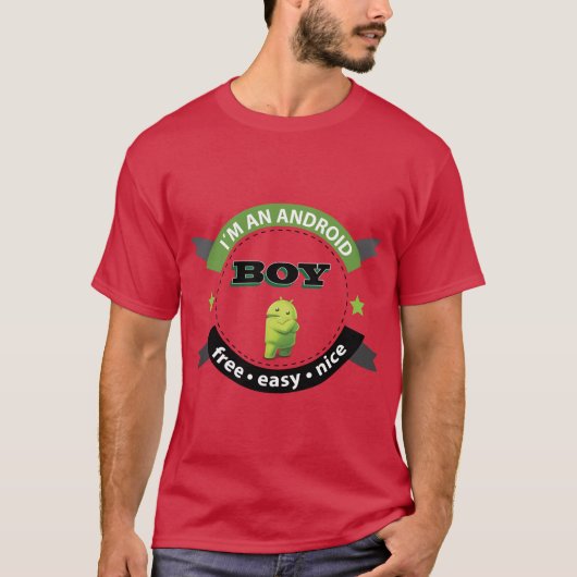 T-Shirt Android Futuriste (Devant)