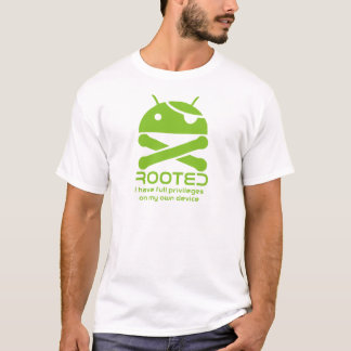 T-shirt Androïde enraciné