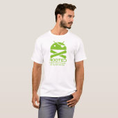T-shirt Androïde enraciné (Devant entier)