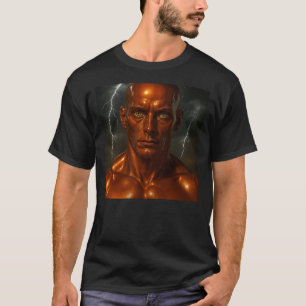 T-shirt Androïde foudre réaliste