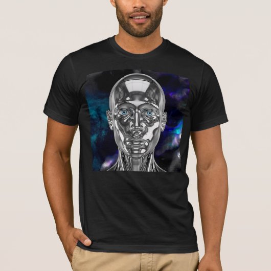 T-shirt Androïde galaxie futur (Devant)