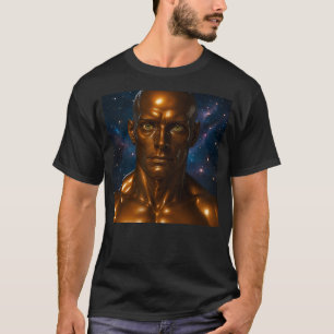 T-shirt Androïde galaxie réaliste