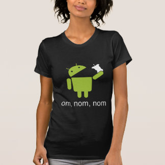 T-shirt androïde > pomme (chemise foncée)